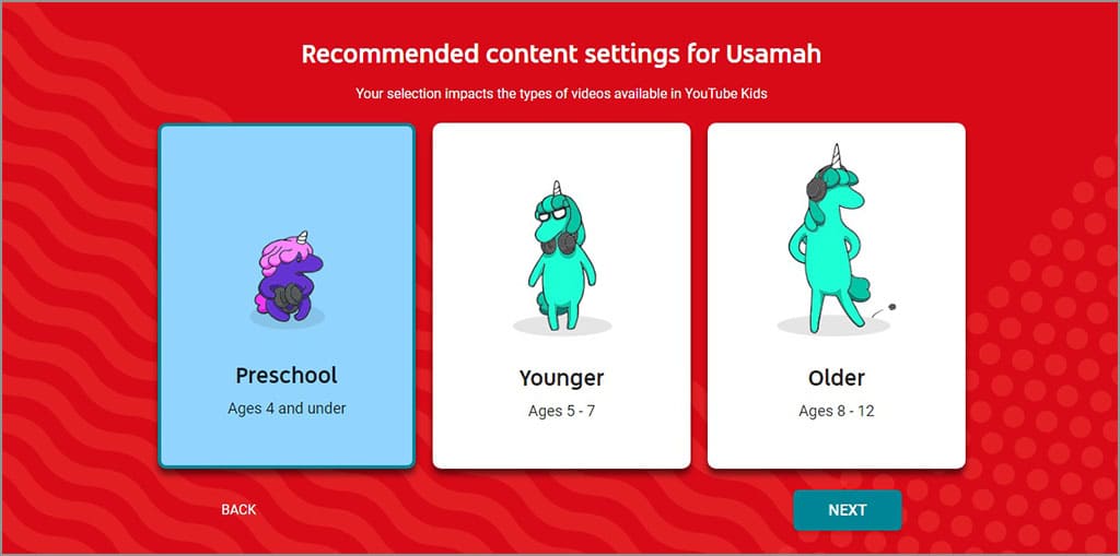 buat profil anak youtube kids 2