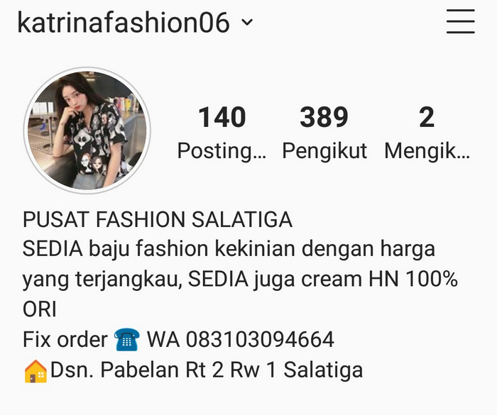 Siapkan Akun Khusus Untuk Jualan