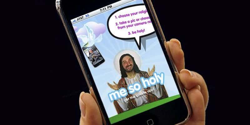 Aplikasi aneh di iPhone Me So Holy