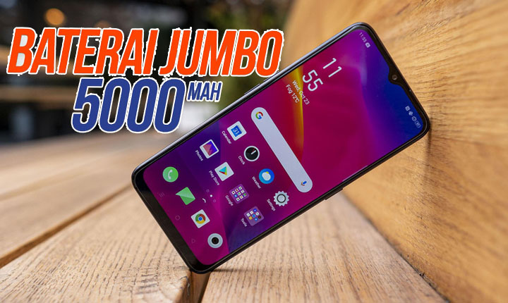 Kapasitas Baterai 5000 mAh