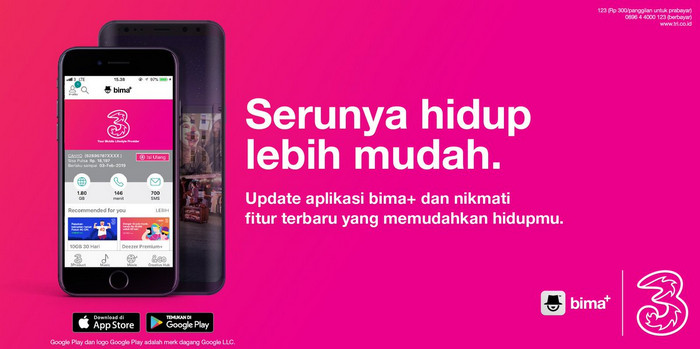 Daftar Paket Internet Tri ( 3 ) Terbaru dan Termurah Tahun 2020