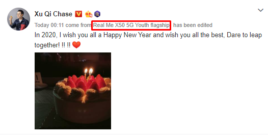 Bocoran Realme X50 5G Lite