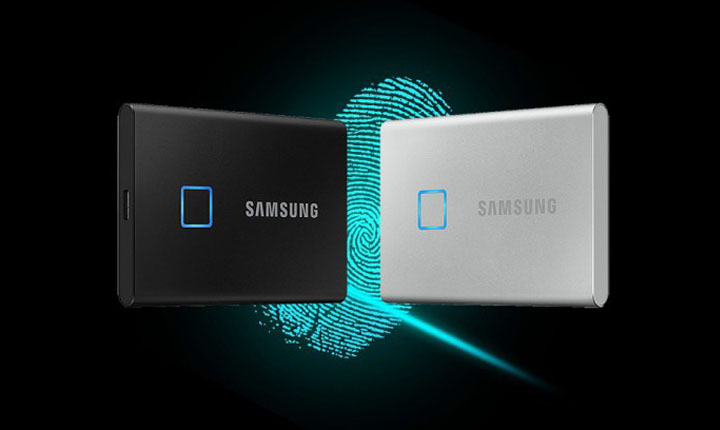 Samsung T7 Touch Portable SSD