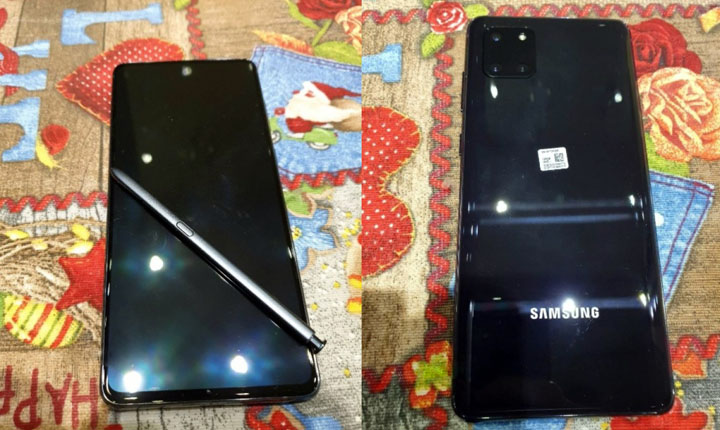 Penampakan Langsung Samsung Galaxy Note 10 Lite