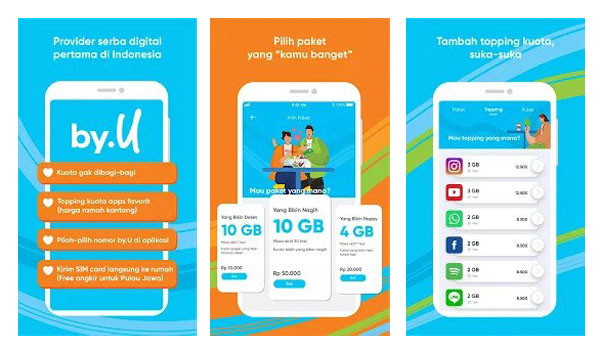 fitur aplikasi byu