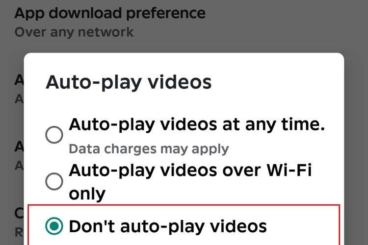 Bagaimana cara mematikan video autoplay di Google Playstore 3