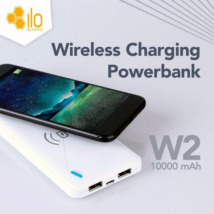 Hippo ILo W3 12.000 mAh Wireless Power Bank