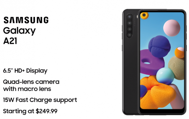 Samsung Galaxy A21