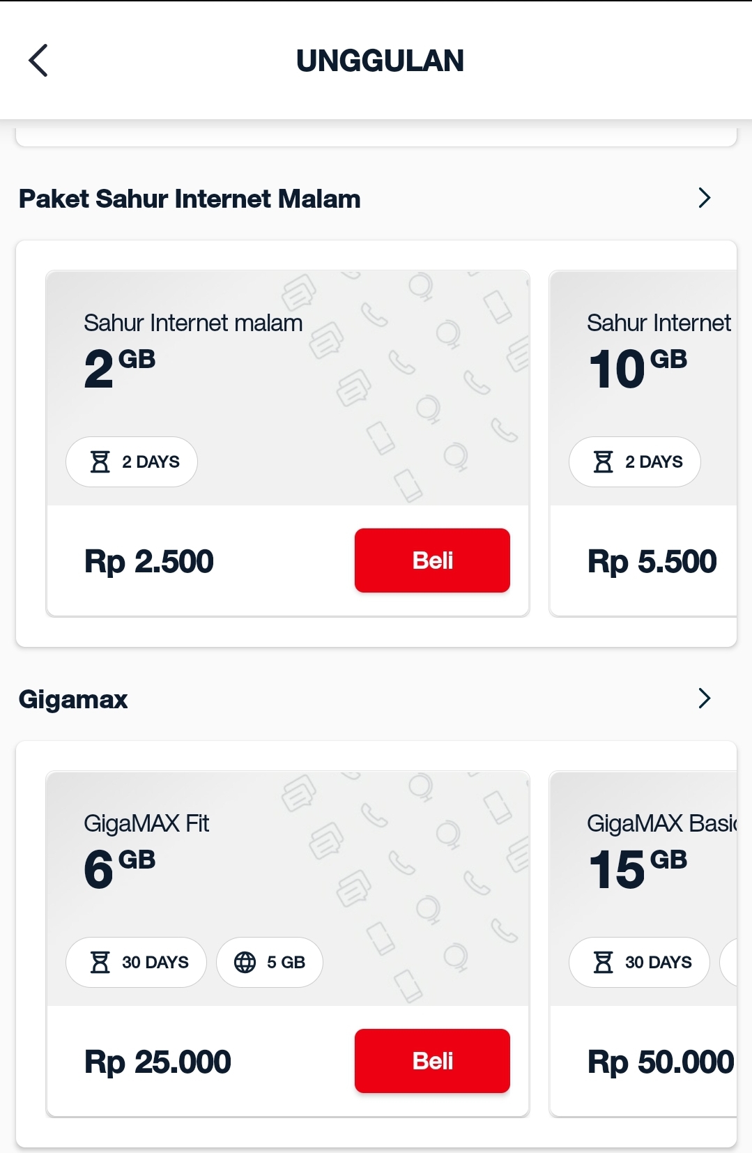 Paket GigaMAX Telkomsel Murah Meriah
