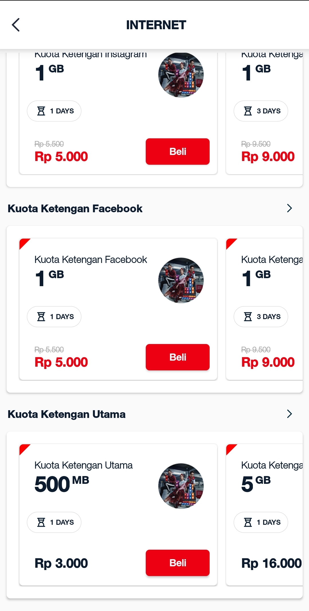 Internet Ketengan telkomsel