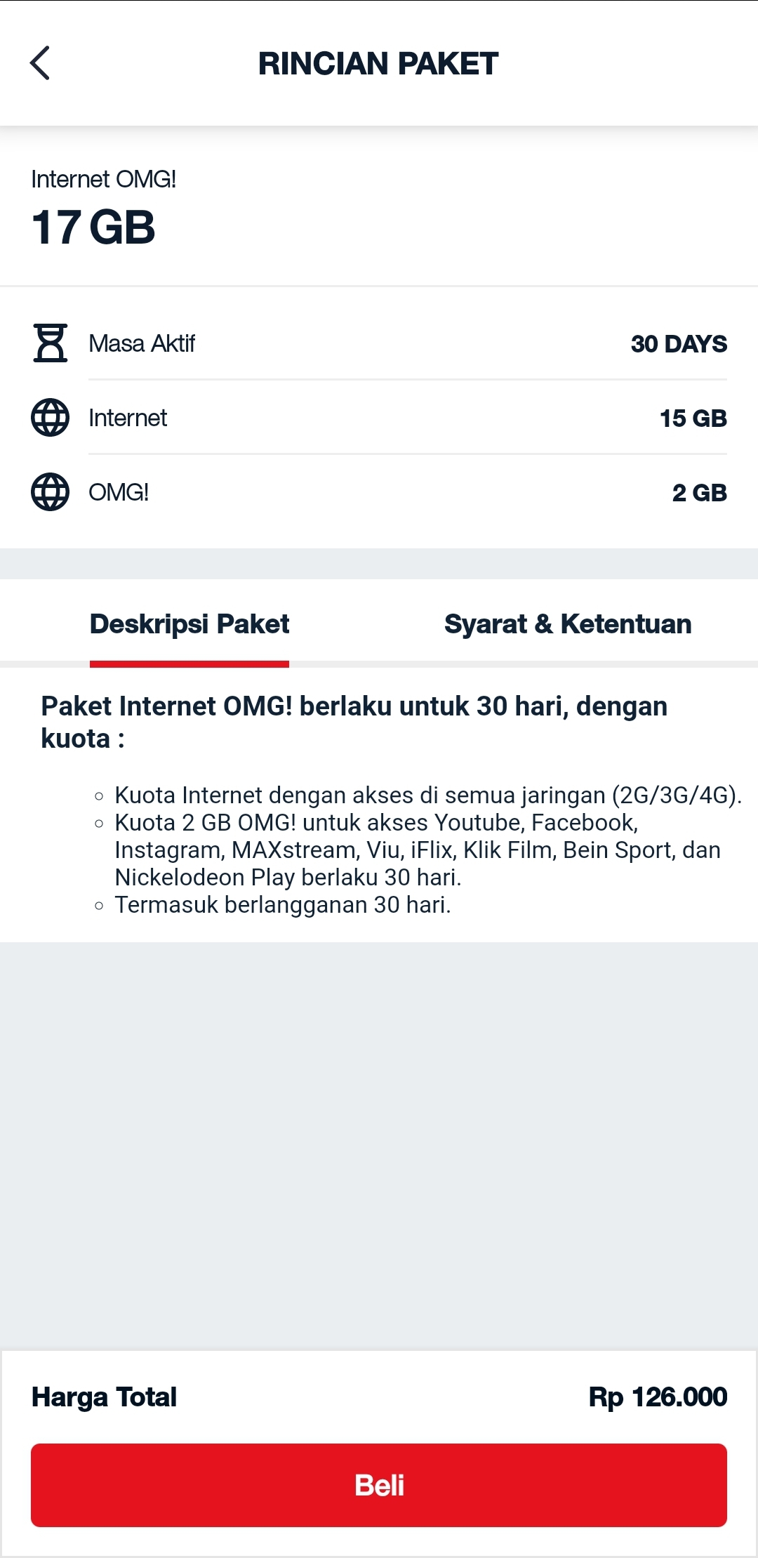 Internet OMG 17 GB