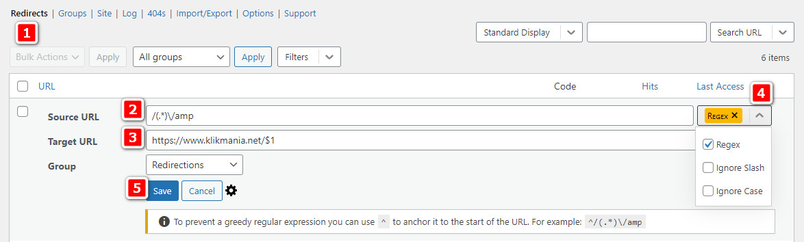 Seting hapus AMP wordpress