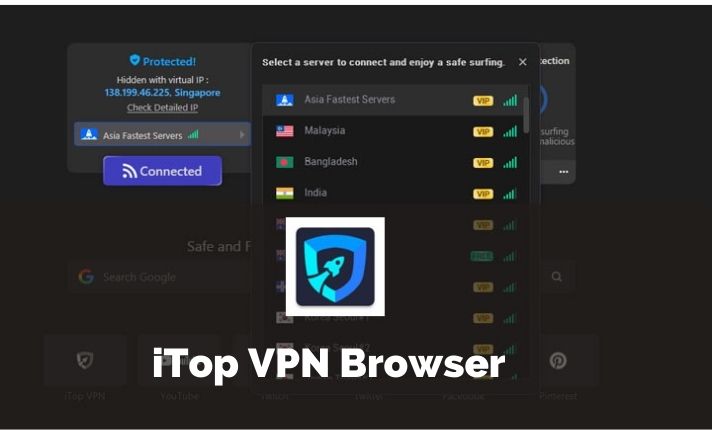 Itop VPN Browser for free