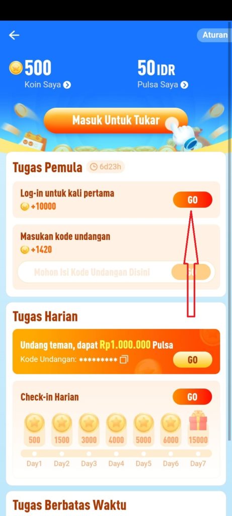 Pulsa dari Shareit