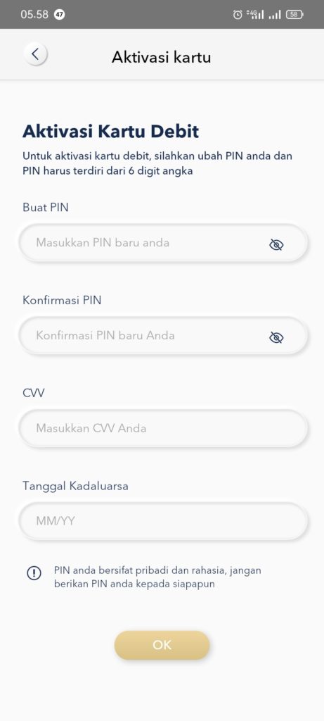 Aplikasi Motion Banking