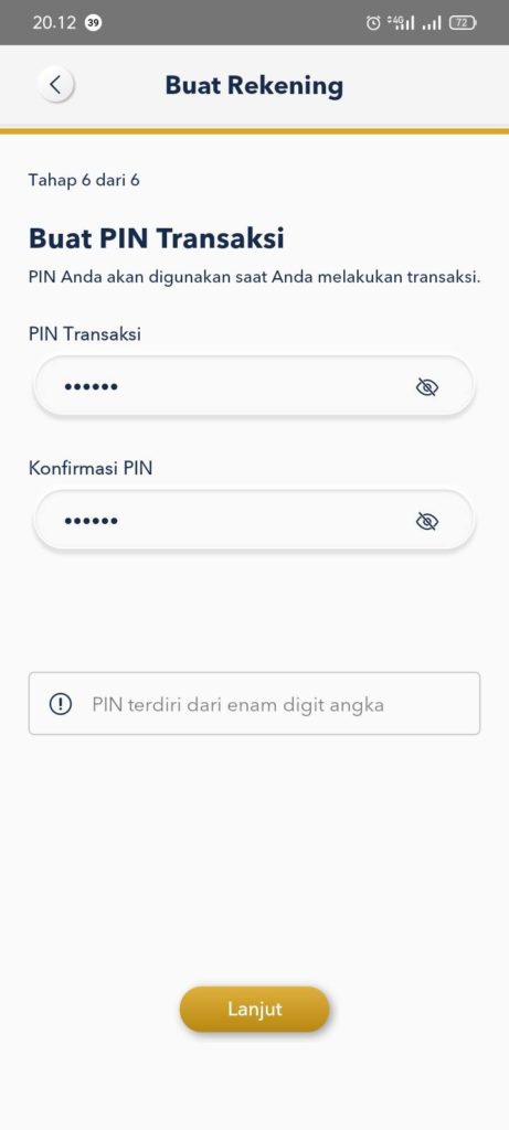 Aplikasi Motion Banking