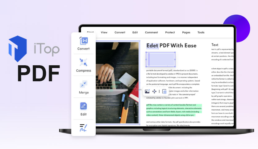 iTop PDF edit File PDF