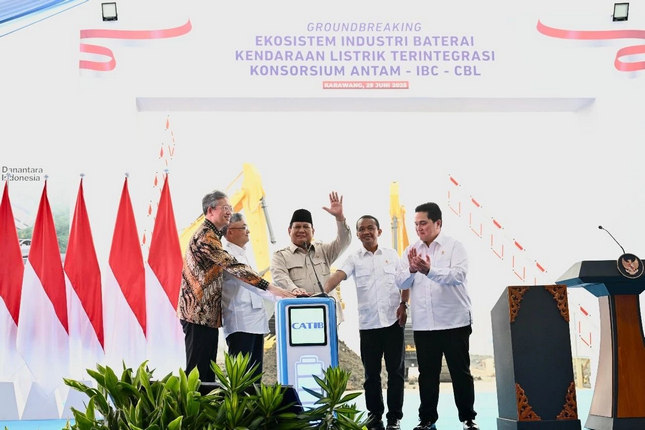 Proyek Rantai Industri Sumber Daya Nikel dan Baterai Indonesia