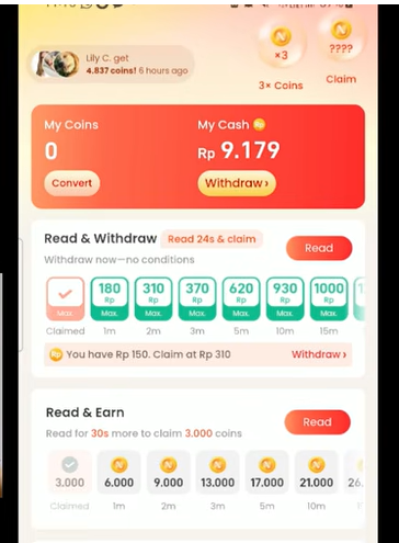 Review Aplikasi Novelvio, Apakah Benar Membayar atau Cuma Scam Recehan?